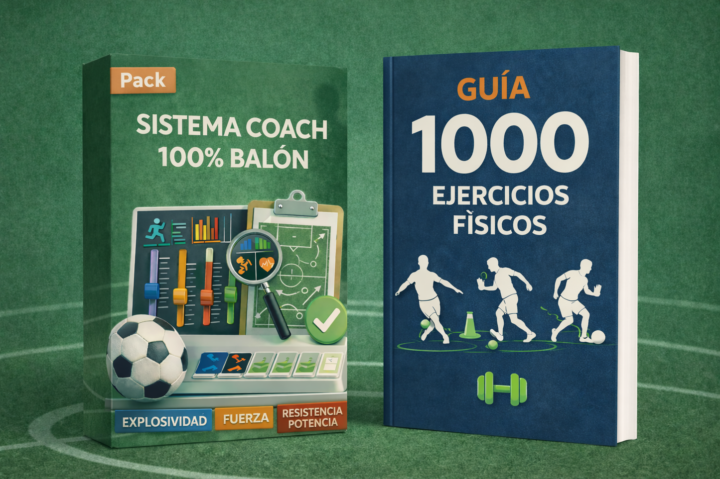 Pack Sistema Coach + Guía 1000 ejercicios físicos
