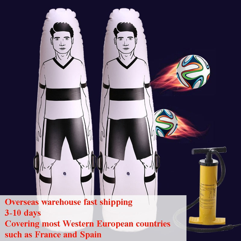 1.75M INFLATABLE MANNEQUIN FOR ALL YOUR SPEED, COORDINATION EXERCISES...