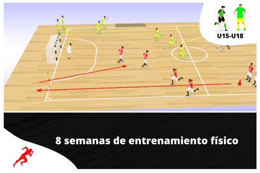 2 CICLOS DE ENTRENAMIENTO FÍSICO EN FUTBÓL SALA ESPECIAL "VELOCIDAD" U14 - U18