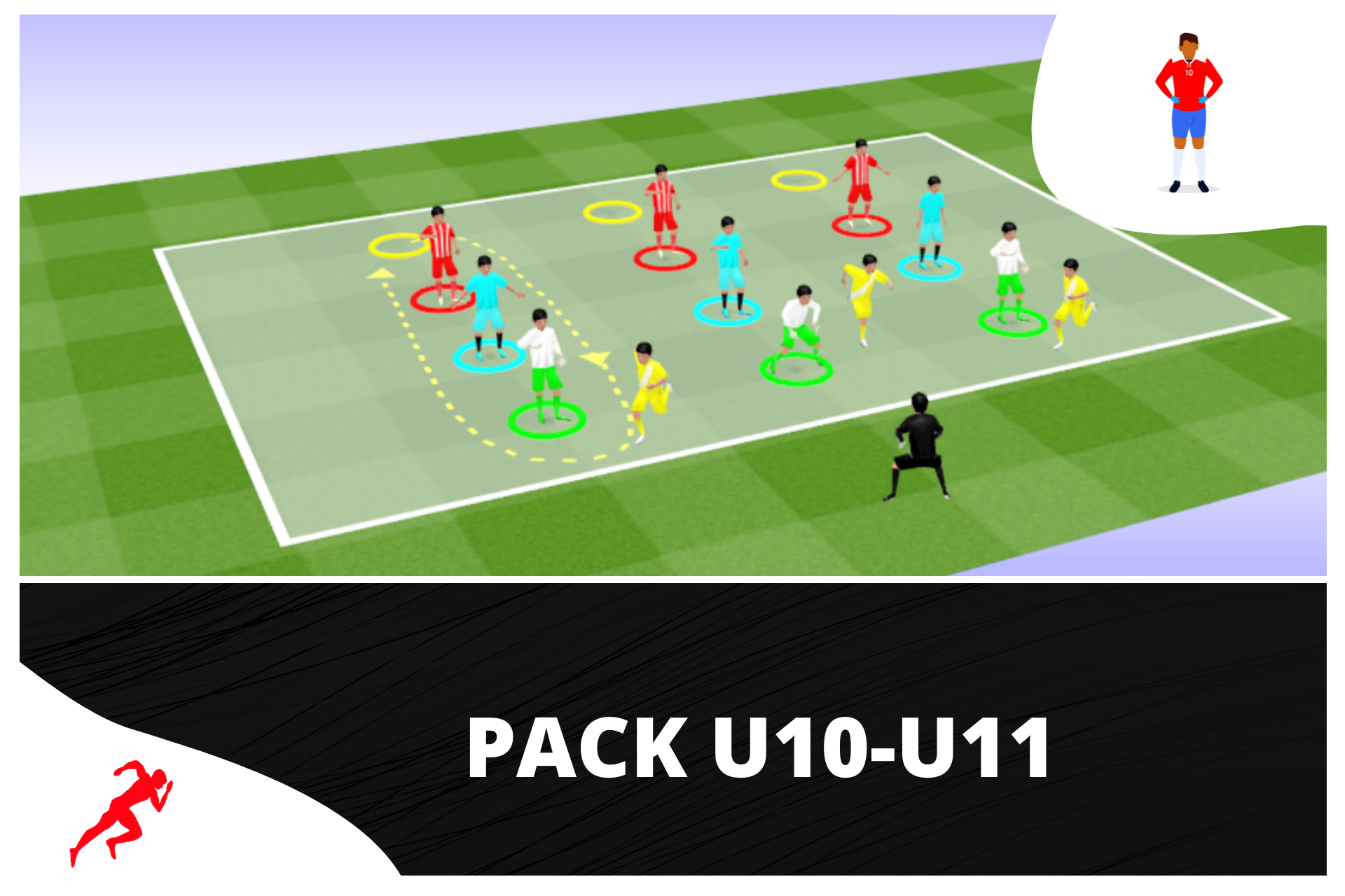 Paquete de entrenamiento físico para entrenadores de U10-U11